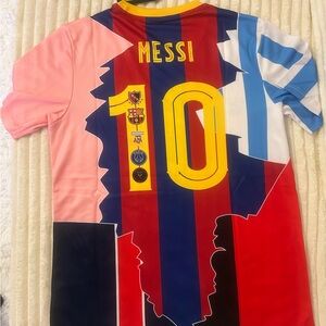Colorful Messi Graphic Shirt adult size (L)